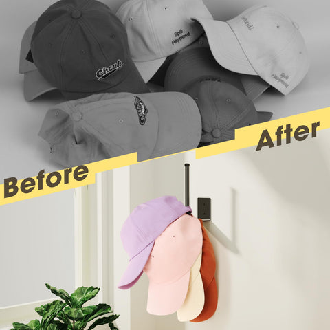 Ideal for closet organization and quick cap access.