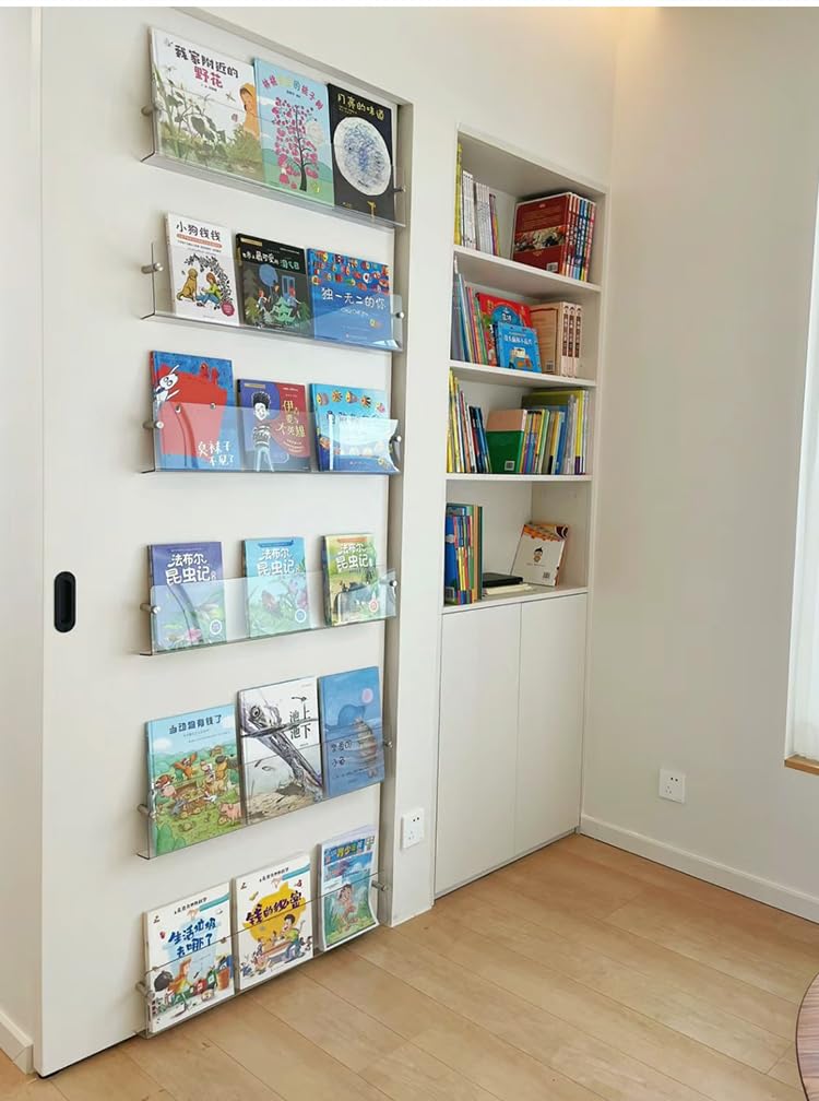 DuvinDD 60x15x5 cm shelf offers deep display for various media.