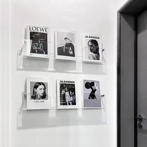 DuvinDD brochure holder helps literature stay organized in reception areas.