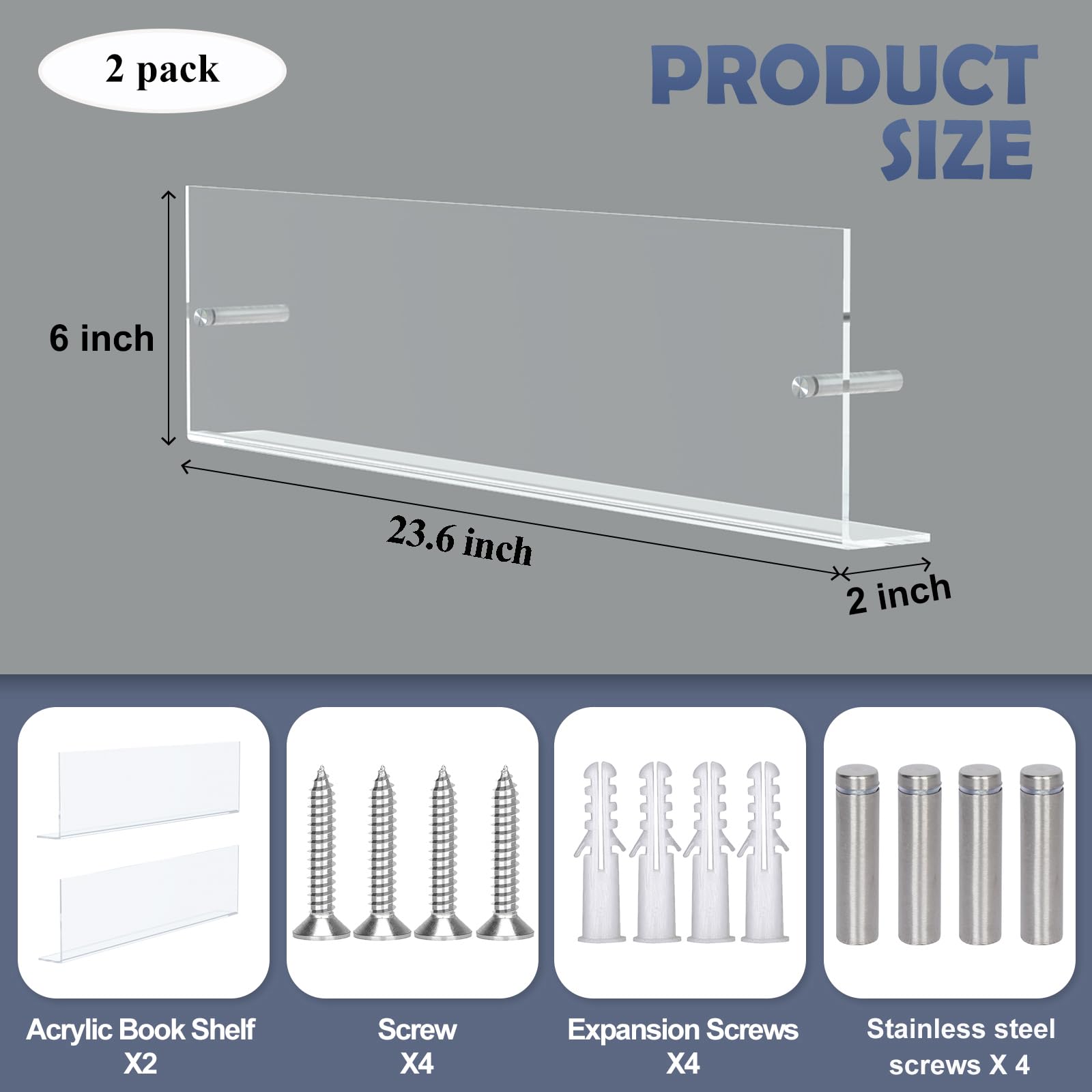 DuvinDD wall mounted rack displays journals neatly for home and office.
