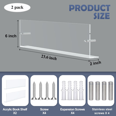 DuvinDD wall mounted rack displays journals neatly for home and office.
