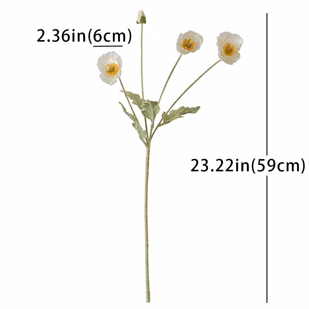 DUYONE six-stem bouquet in a vase demonstrating bendable stems for styling