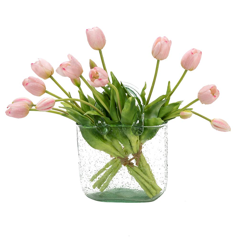 DUYONE artificial tulips 15pcs pack shown for versatile home decor and long-lasting color