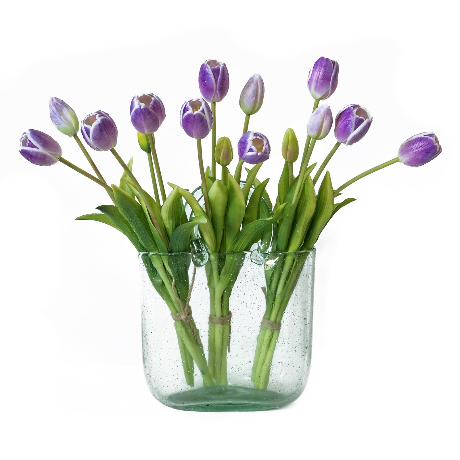 DUYONE artificial tulips bouquet ready for elegant table decor