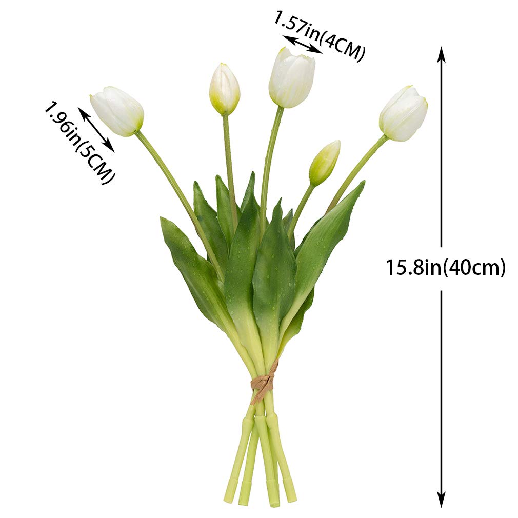 DUYONE tulips close-up with glossy petals and lifelike bloom