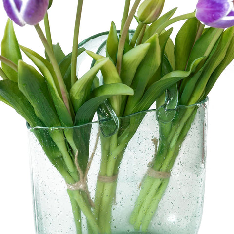 DUYONE colorful tulips centerpiece brightening any room