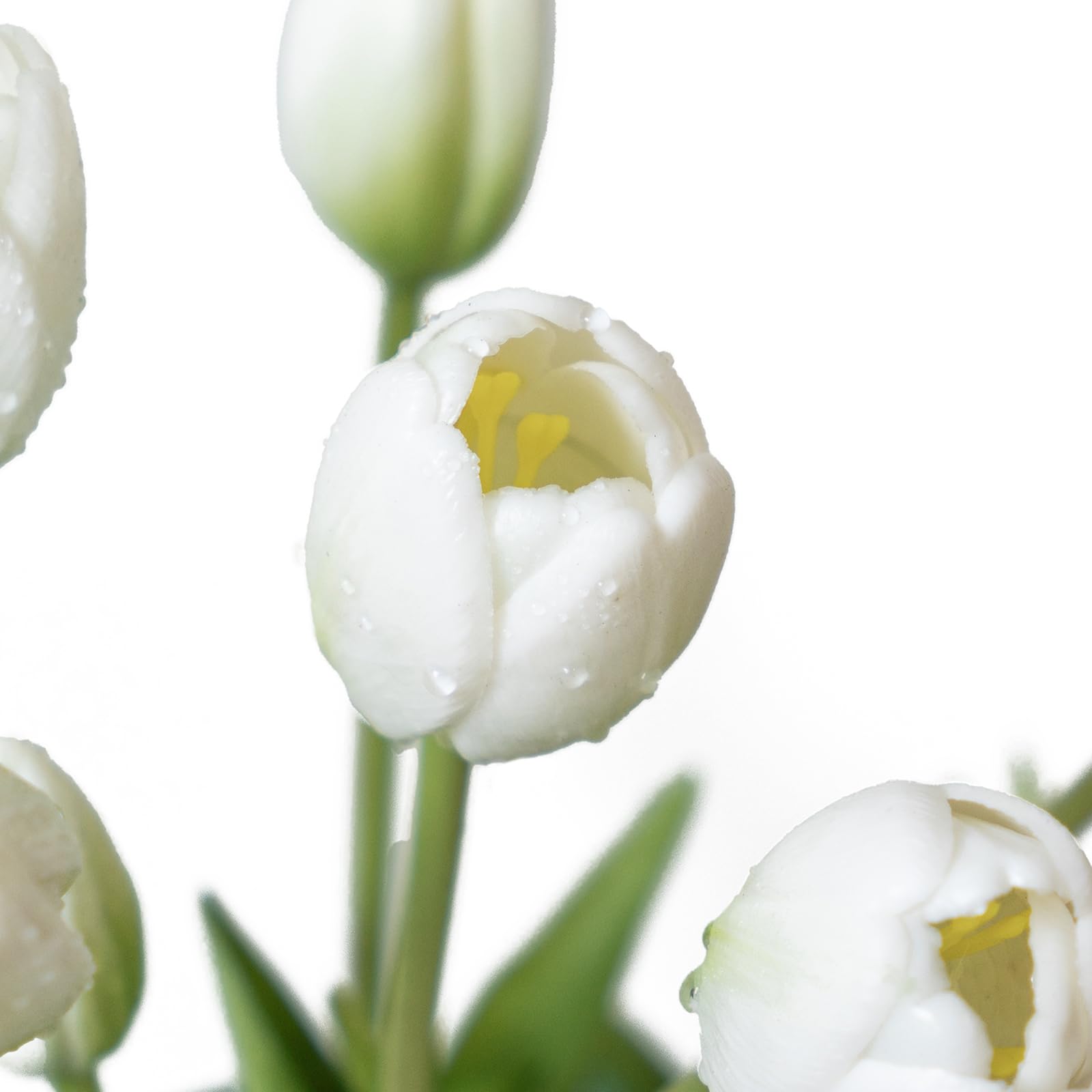 DUYONE artificial tulips dining table centerpiece highlights vibrant color and longevity.