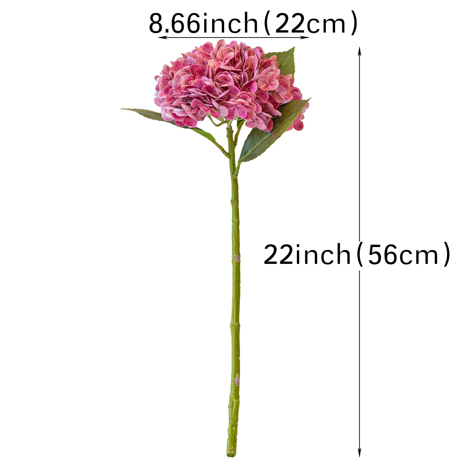 DUYONE hydrangea stems are flexible for easy DIY vase styling