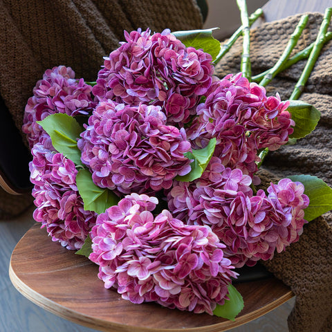 DUYONE outdoor-friendly hydrangea can be placed outside for decorative displays