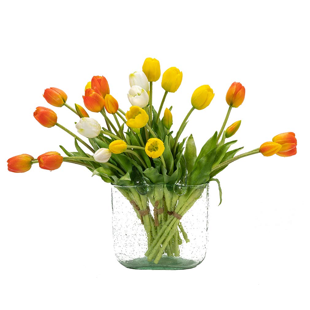 DUYONE 3-bunch pack provides versatile color and fullness for decor.