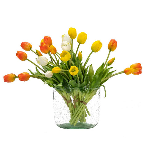 DUYONE 3-bunch pack provides versatile color and fullness for decor.