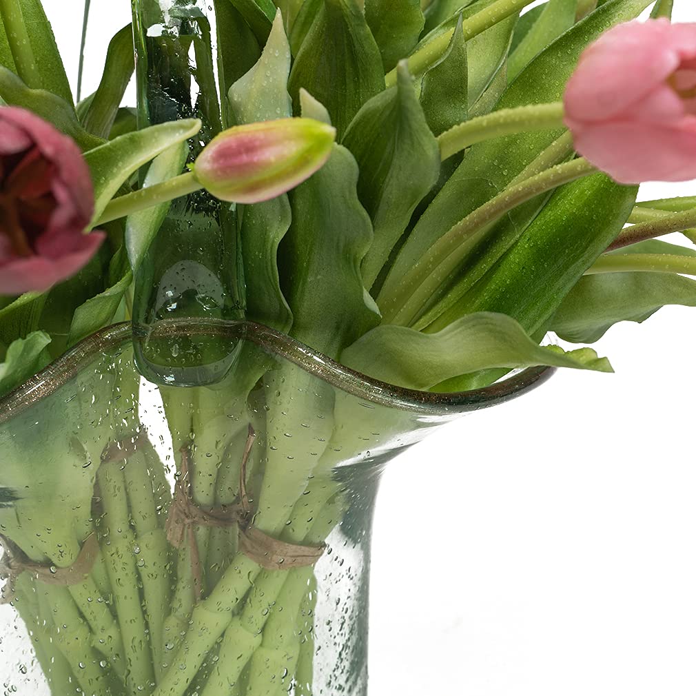 Wedding bouquet idea using DUYONE tulips in four-season colors