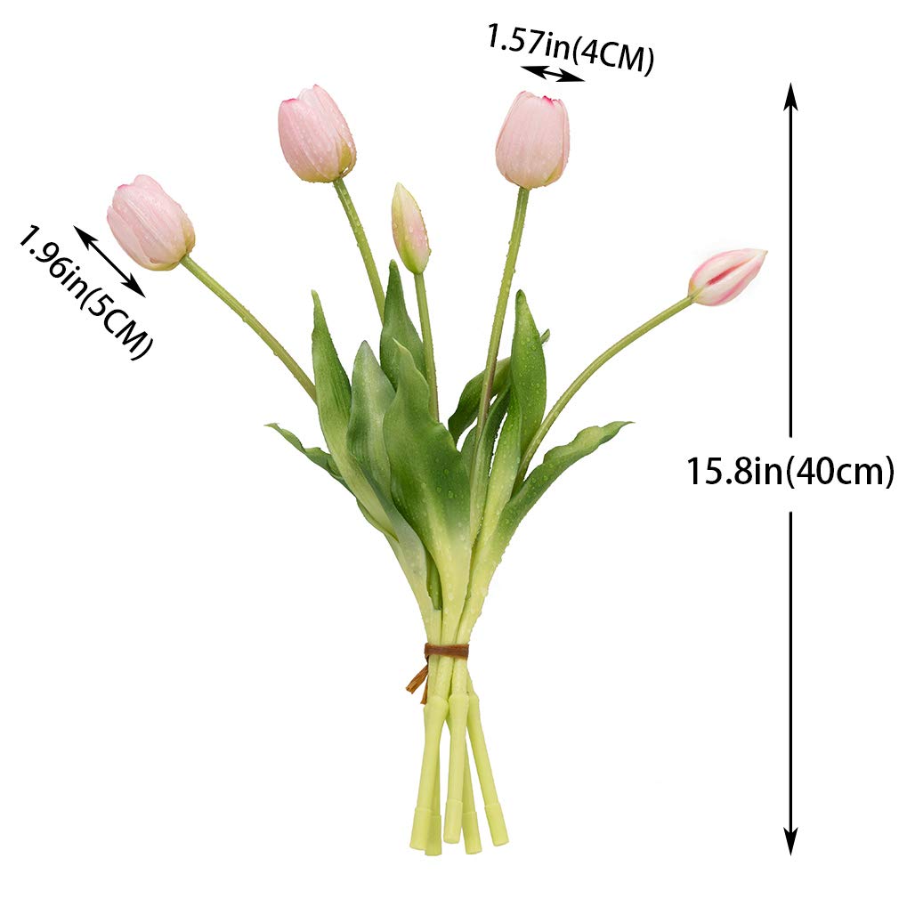DUYONE tulips bloom close-up highlighting glossy petals and lifelike texture