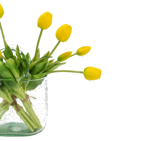 DUYONE artificial tulips dining table centerpiece ready for year-round decoration.