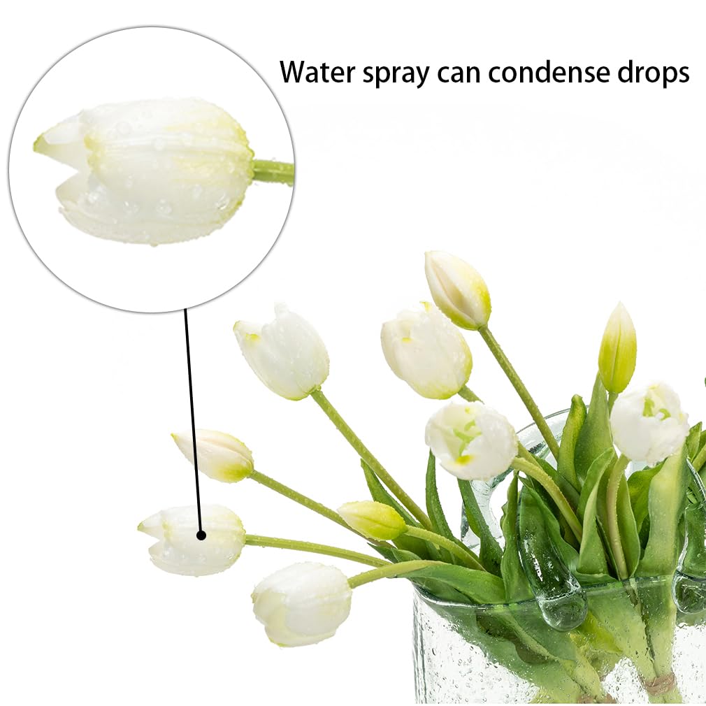 DUYONE tulips stems with bendable iron wires for custom arrangements