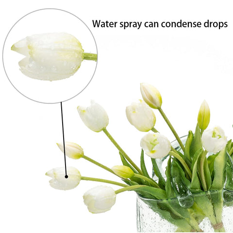 DUYONE tulips stems with bendable iron wires for custom arrangements