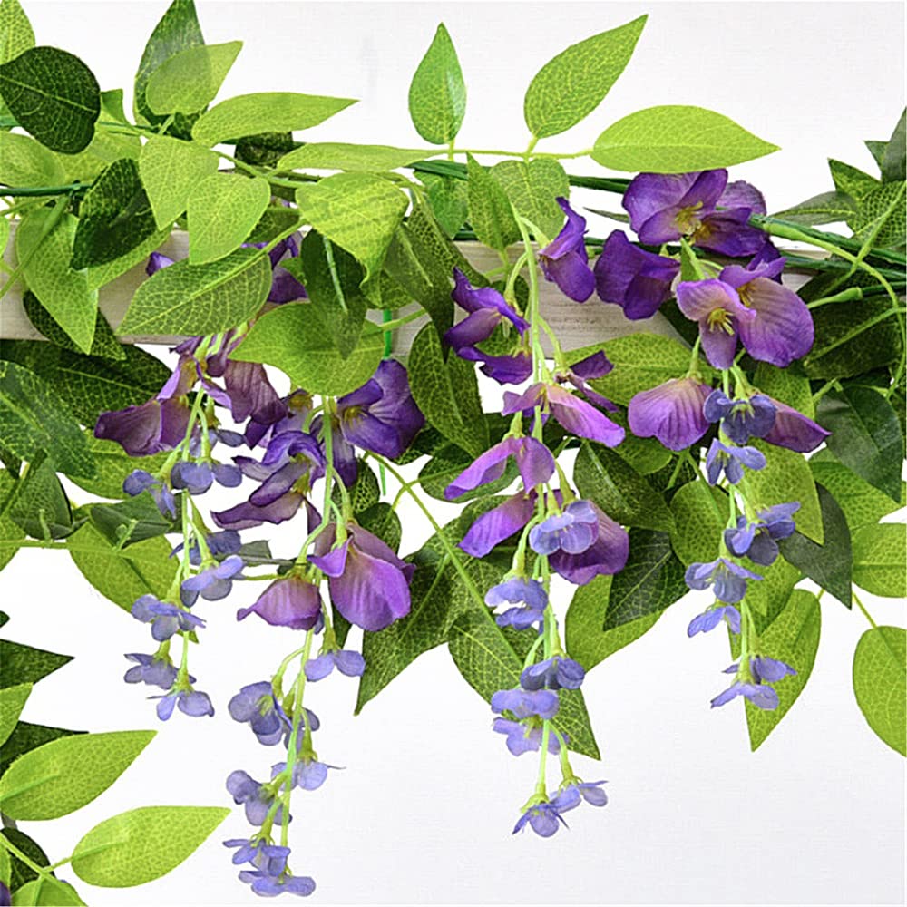 DVGUN artificial wisteria stem details for lifelike arrangements.