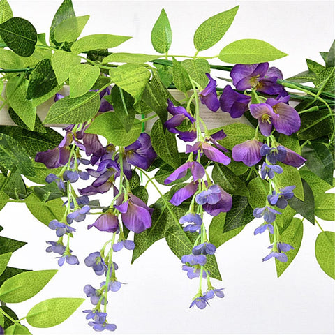 DVGUN artificial wisteria stem details for lifelike arrangements.