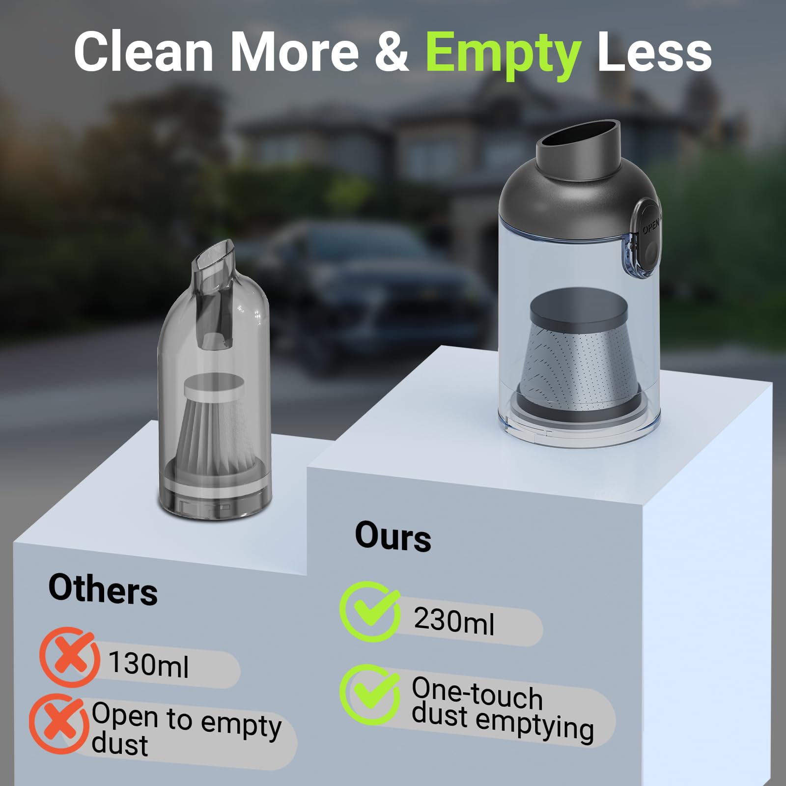 Dwarfuarm multiple nozzles enable versatile reach and detail cleaning