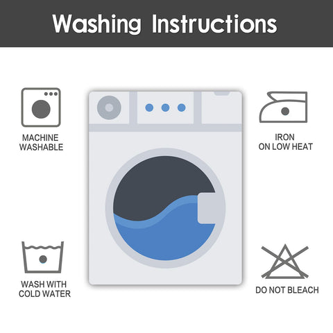 DWCN washable denim blue sheer curtains are easy to care for.