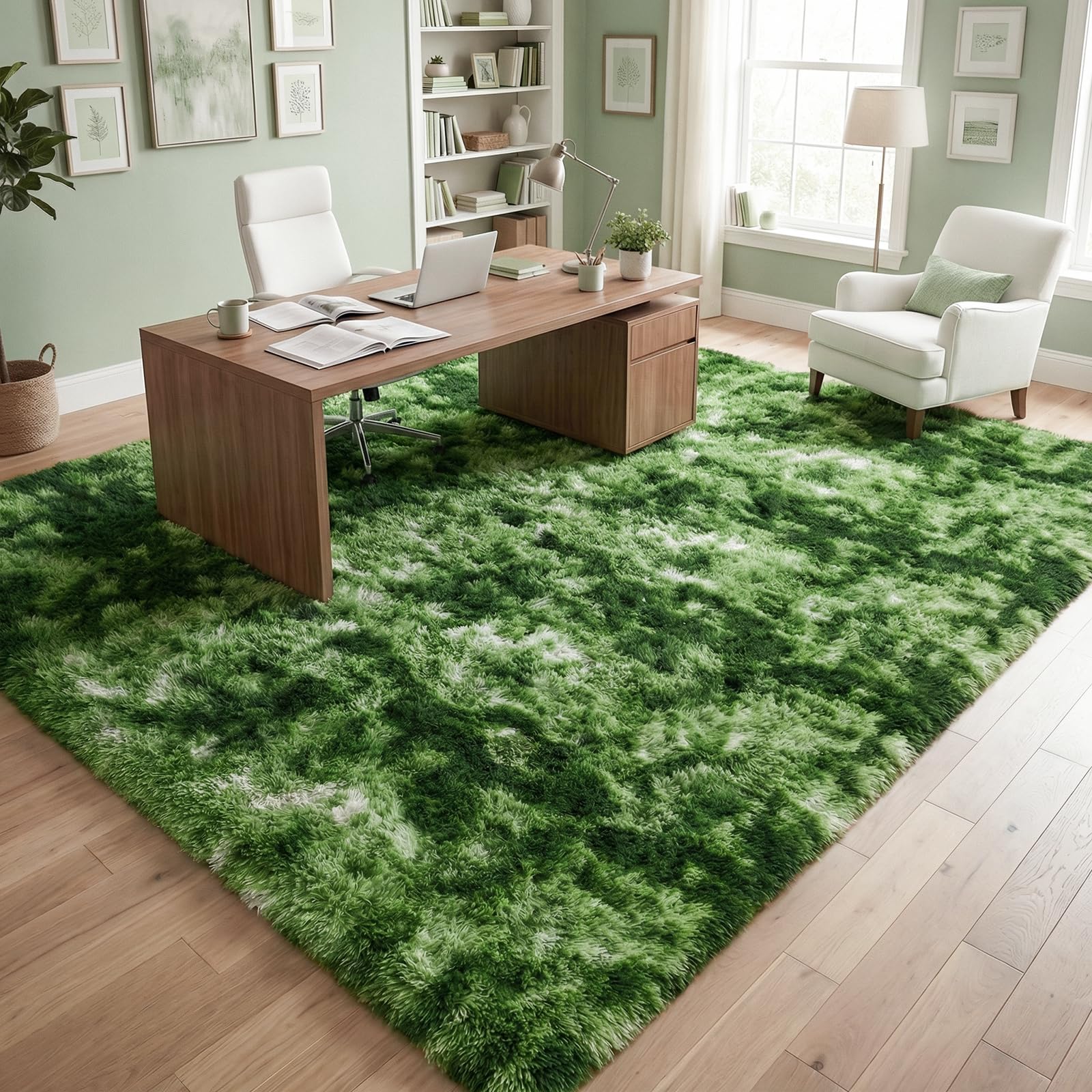 DweIke 3x5 rug complements living room and bedroom decor.