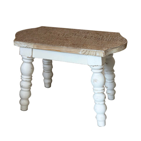 Dwellington bathroom step stool angle view showing sturdy, versatile design.