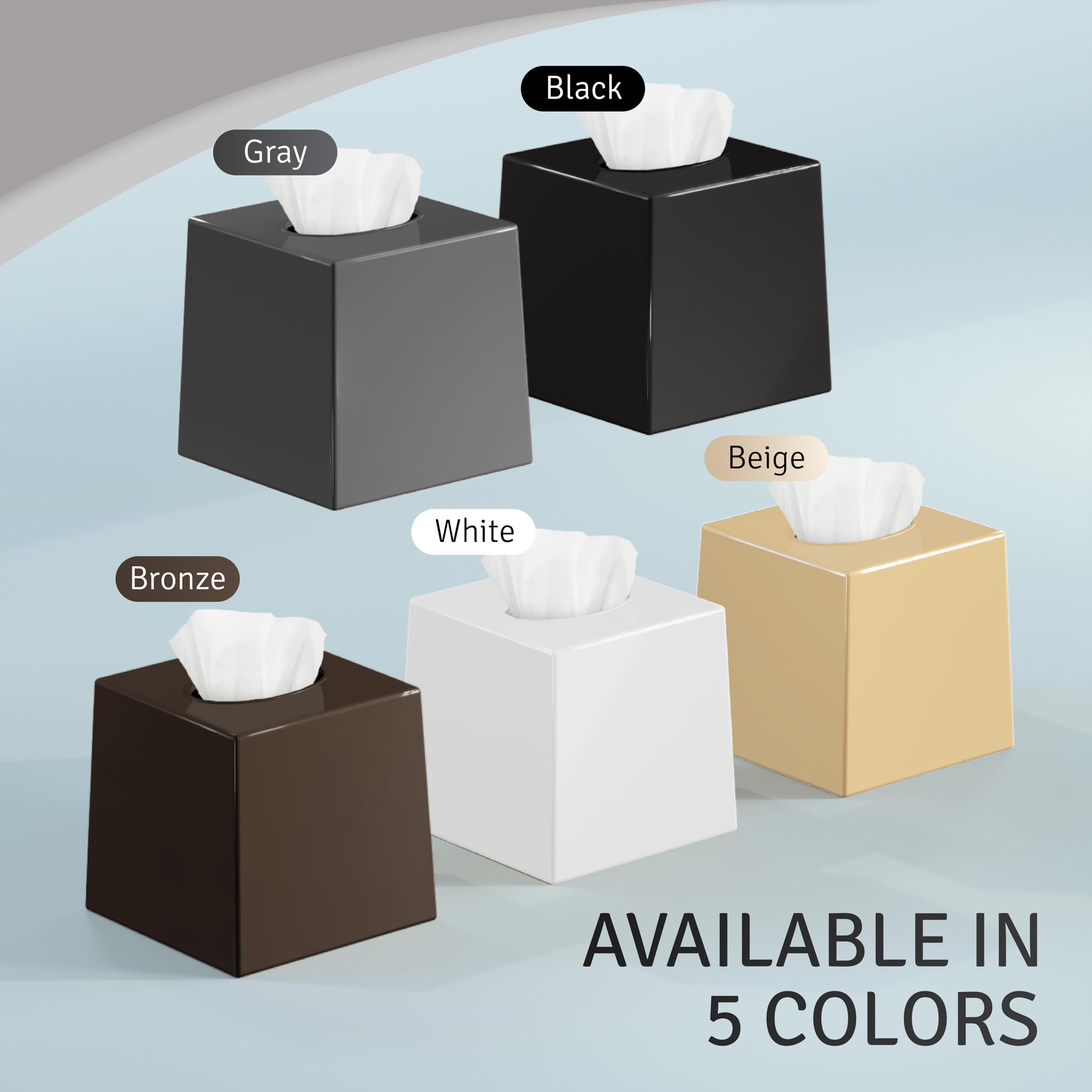 DWËLLZA HOMË bathroom tissue cover with open-bottom for quick refills
