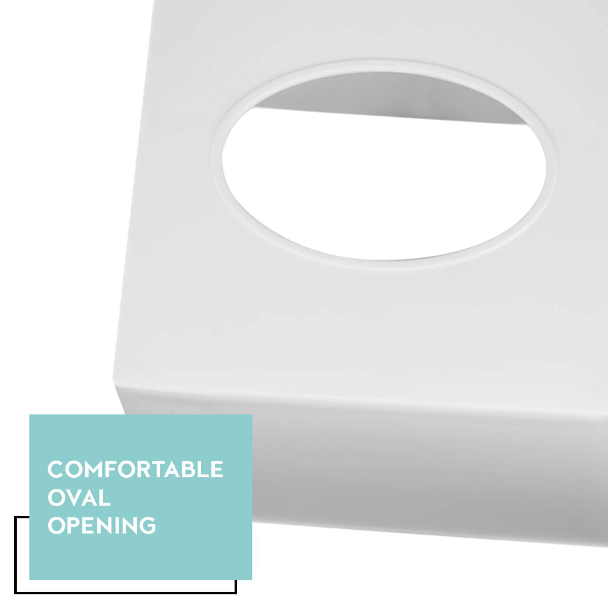 DWËLLZA HOMË white tissue box cover suits office desks