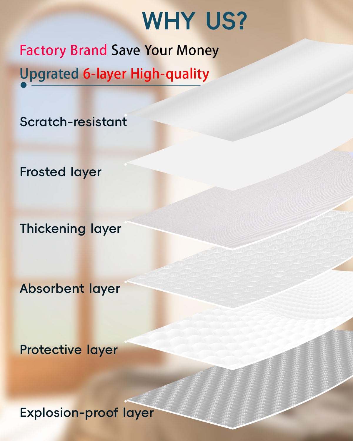 Dwersty diffused light softens outdoor views for a comfortable space.