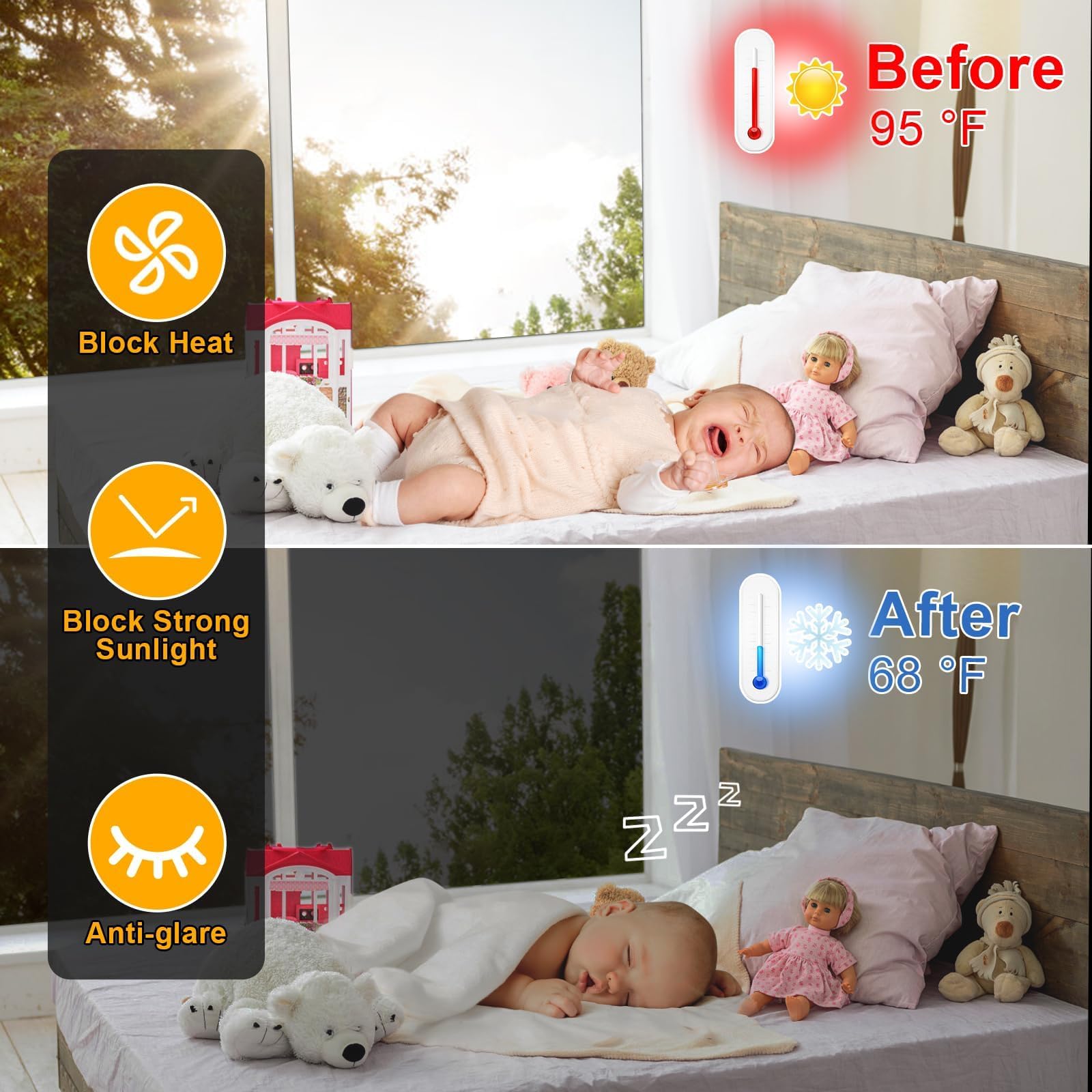 Dwersty one-way film showing daytime mirror view to protect privacy.