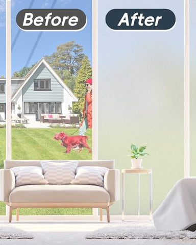 Dwersty frosted film UV protection blocks glare and UV rays