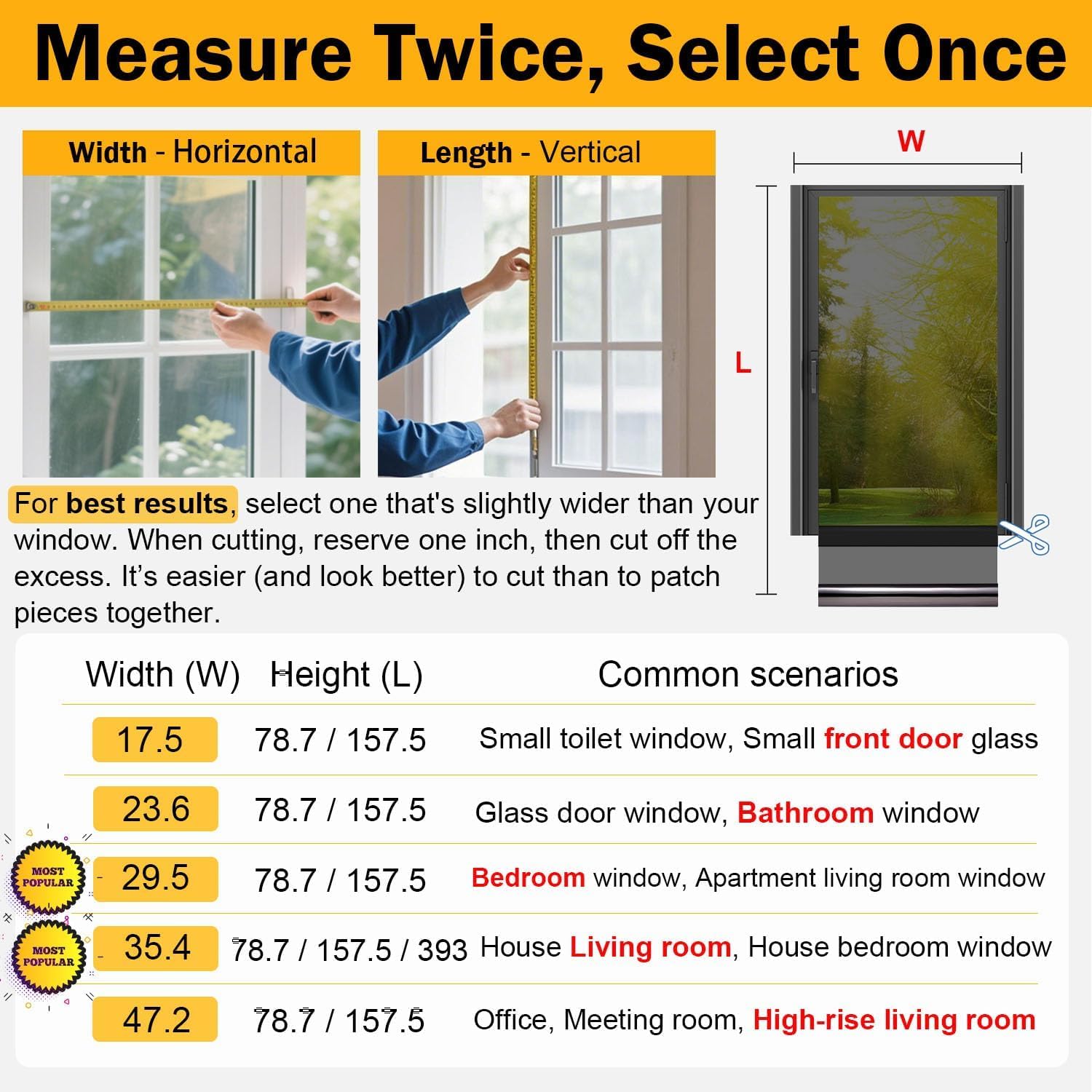 Dwersty window film in black-silver finish for modern windows.