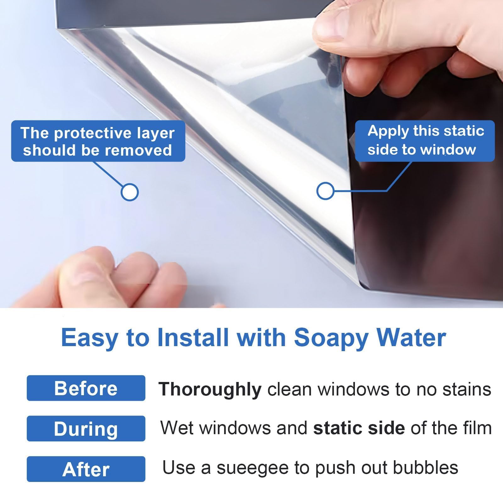 Dwersty film blocks UV rays to protect furnishings and skin.