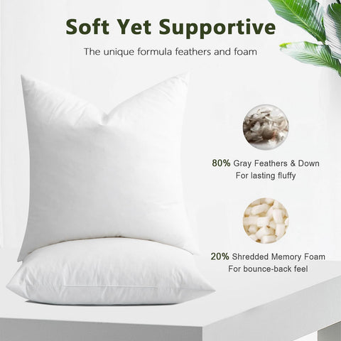 DWR care guide: machine washable pillow inserts for simple upkeep.