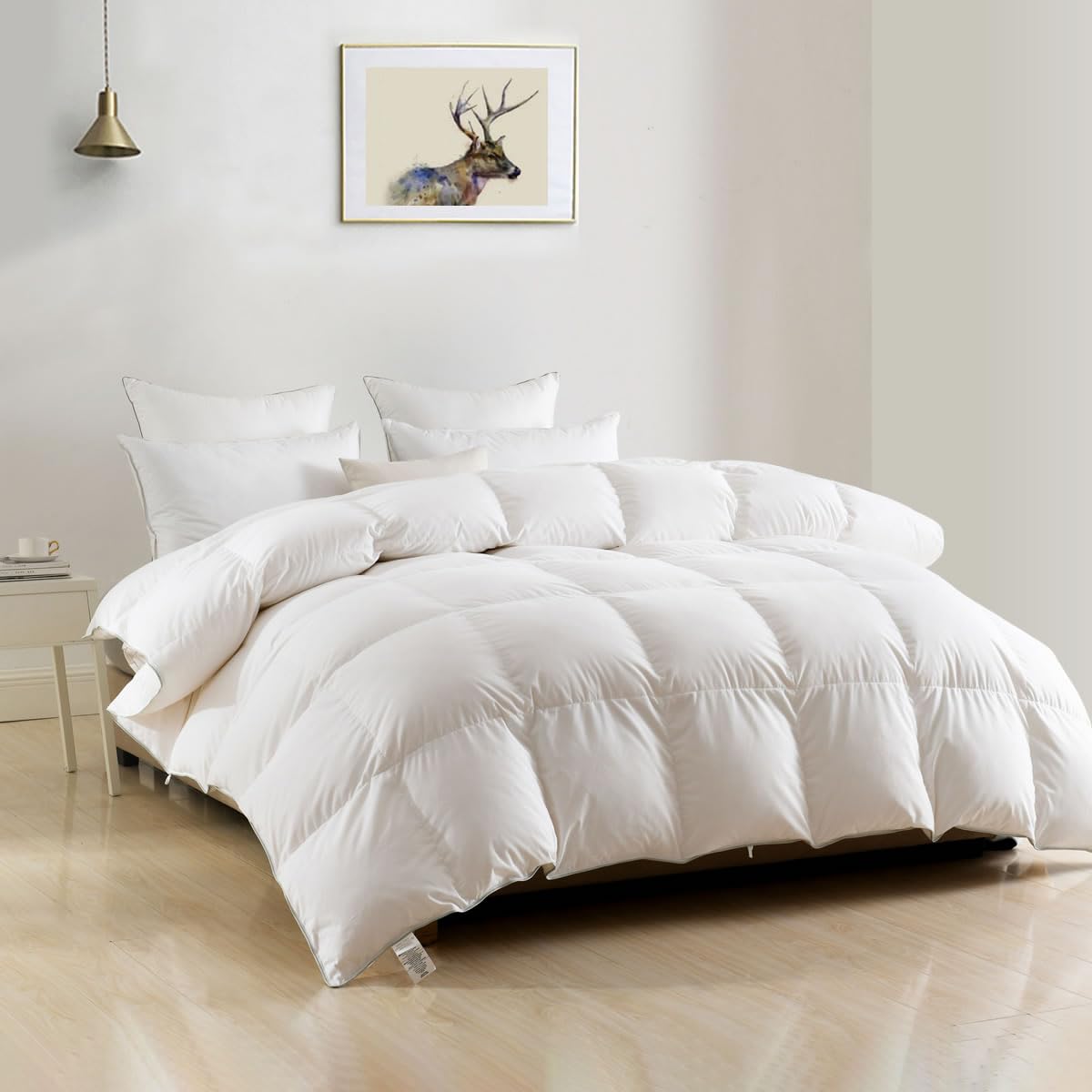 DWR luxury comforter with soft cotton blend cover for cozy nights