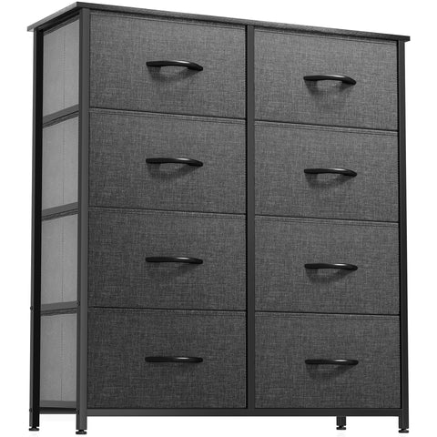 DWVO dresser silhouette with wood top for sturdy storage