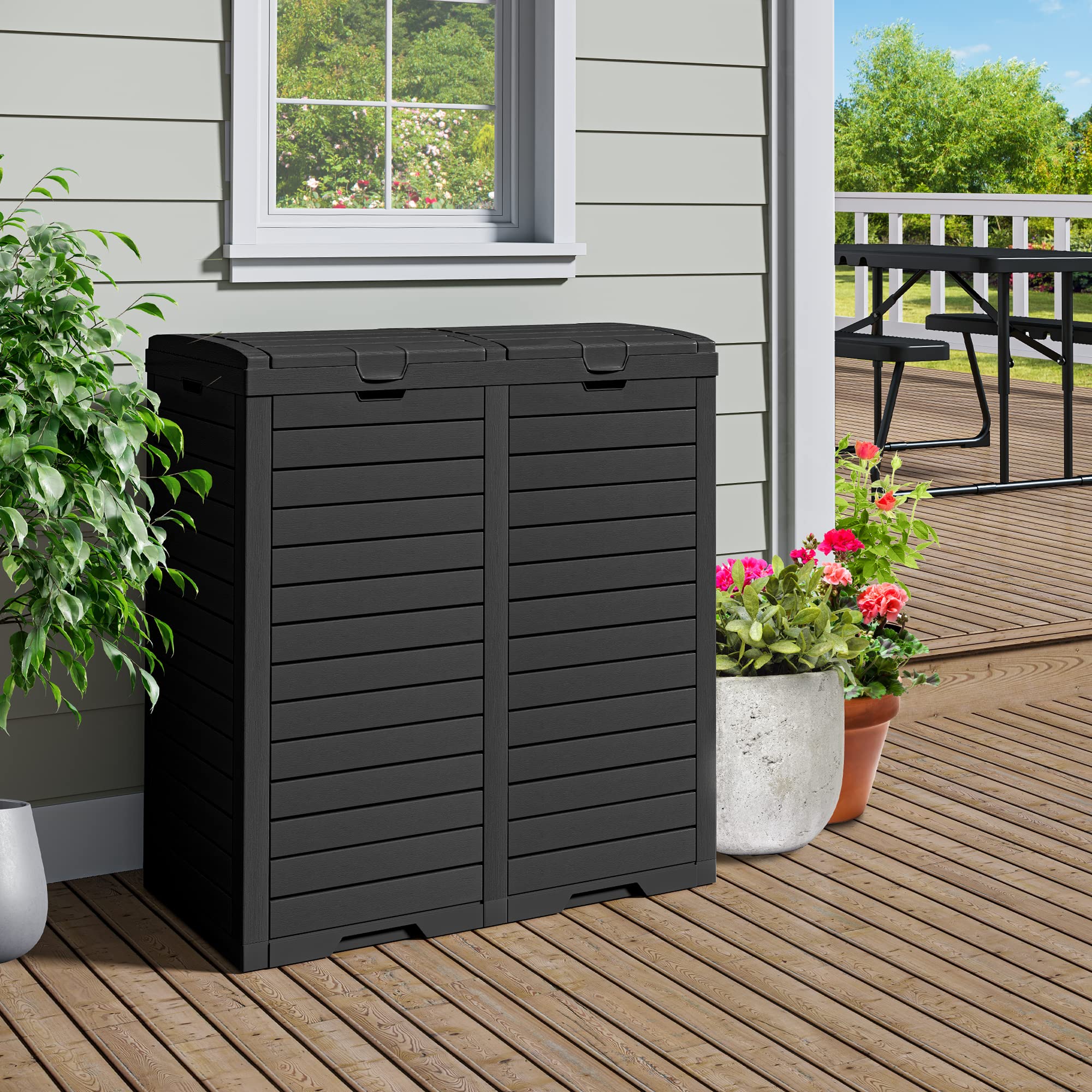 DWVO drip trays prevent spills on outdoor surfaces