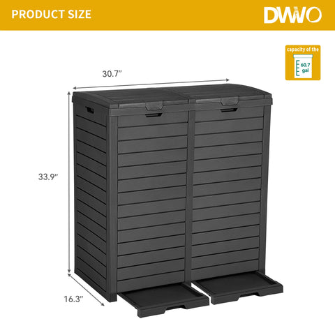 DWVO modern striped design complements porch or backyard decor
