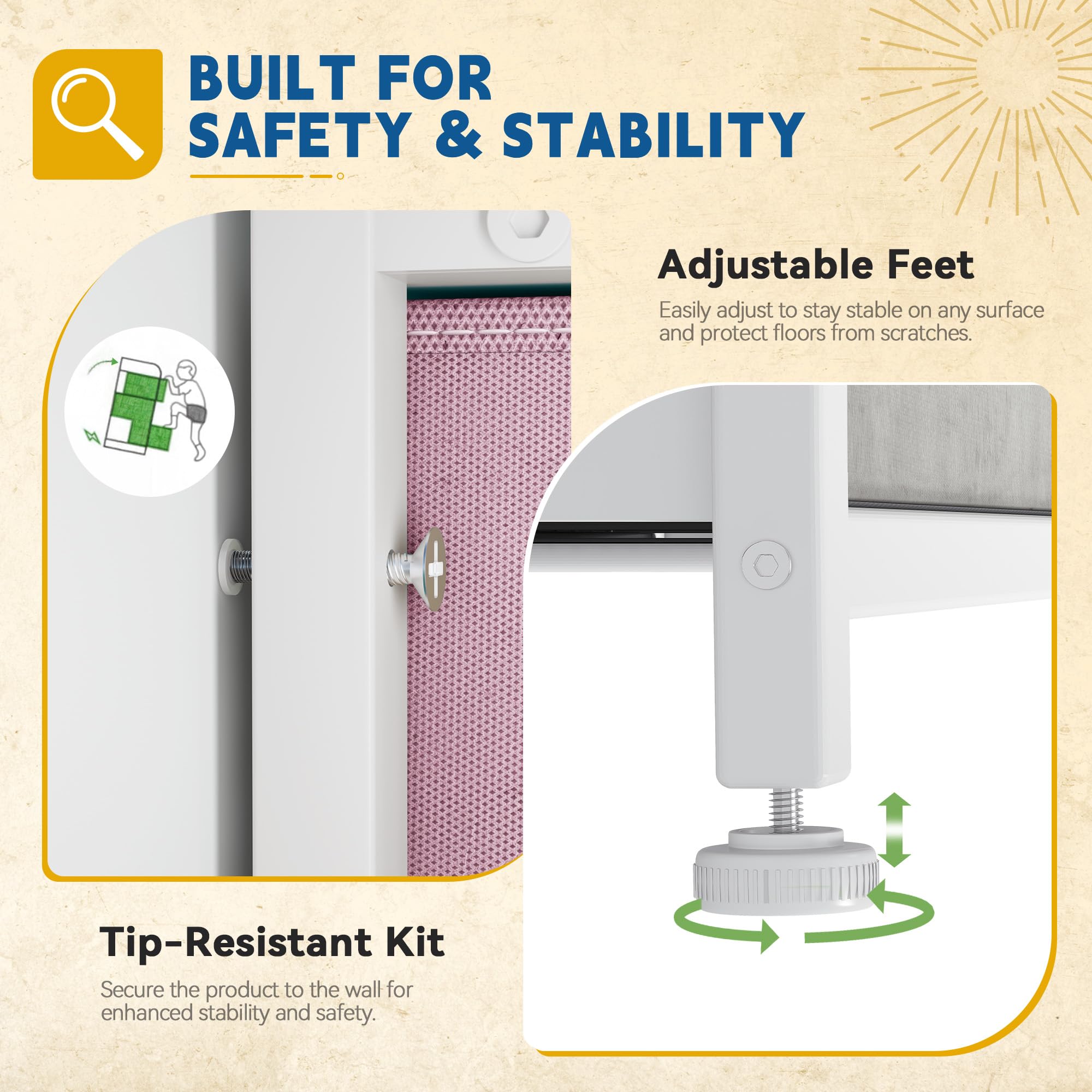 DWVO fold-flat design simplifies relocation and storage when needed