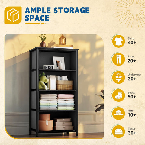 DWVO storage tower shown in a modern living room setup keeps essentials neatly organized