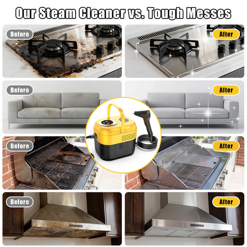 DXD steam cleaner offers six adjustable modes for versatile tasks.