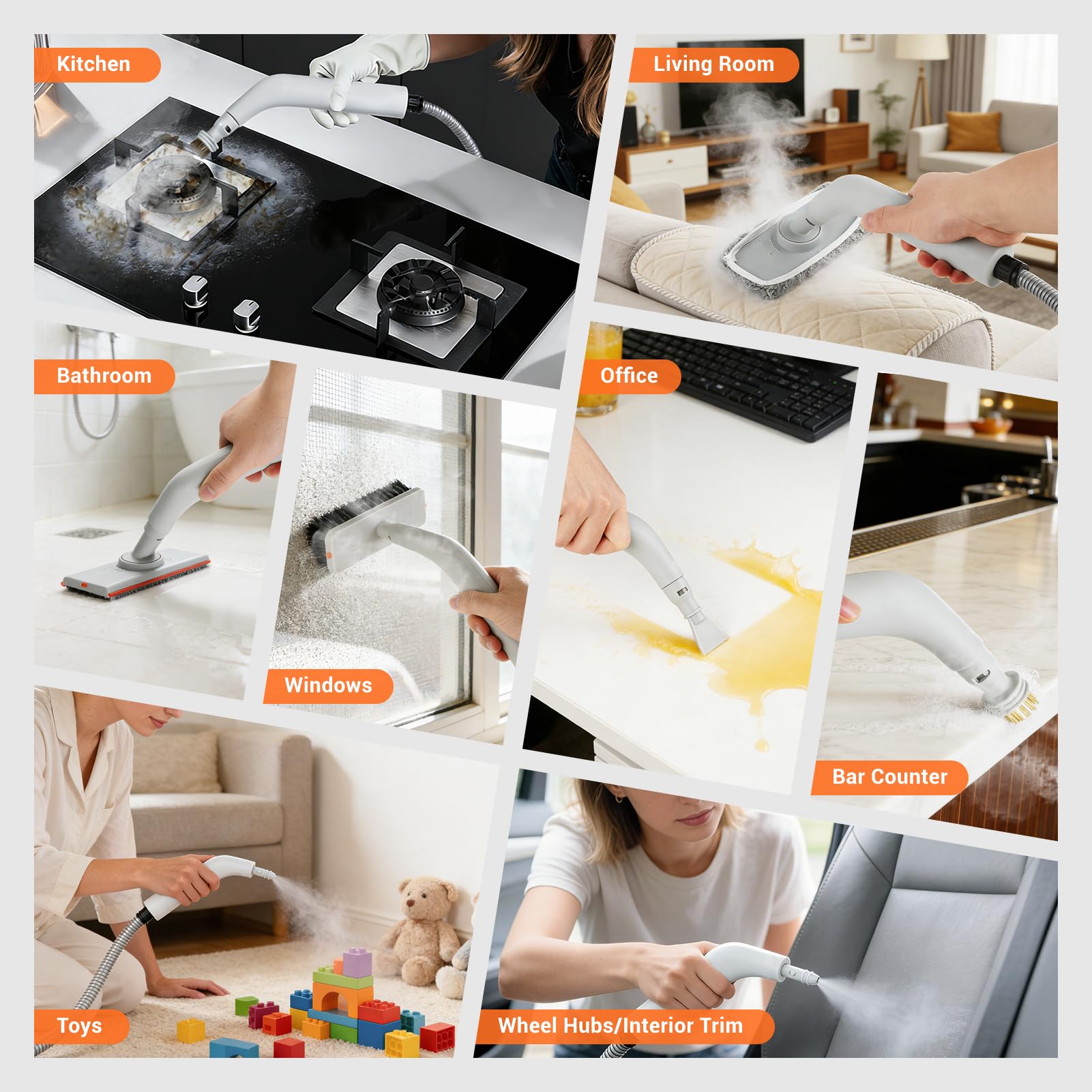 Ergonomic, lightweight design reduces fatigue during extended cleaning.