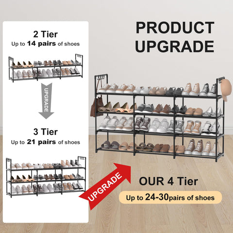 Large-capacity DYJIEKAI rack holds 24-30 pairs neatly.