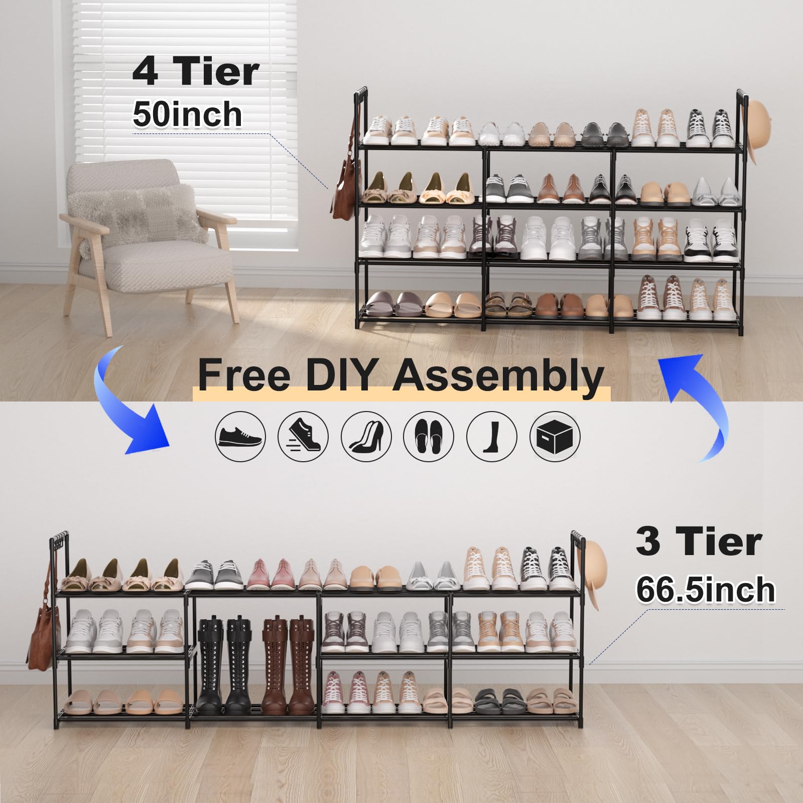 DYJIEKAI rust-resistant frame maintains sleek appearance under daily use.