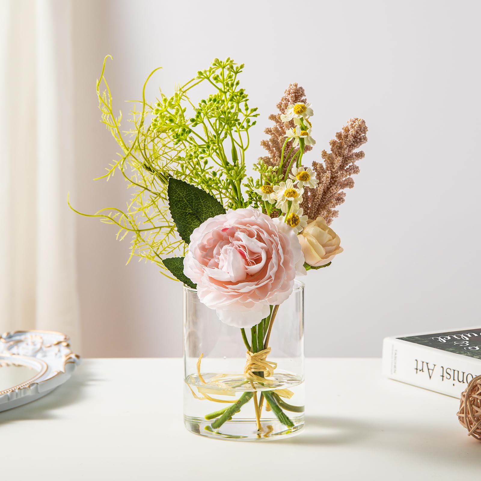 dymfadfb Clear glass vases ideal for floating candles and ambient centerpiece displays