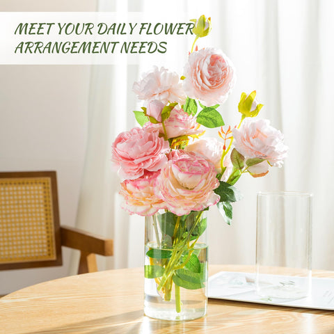 DYMFADFB vase mouth is smooth to protect stems.