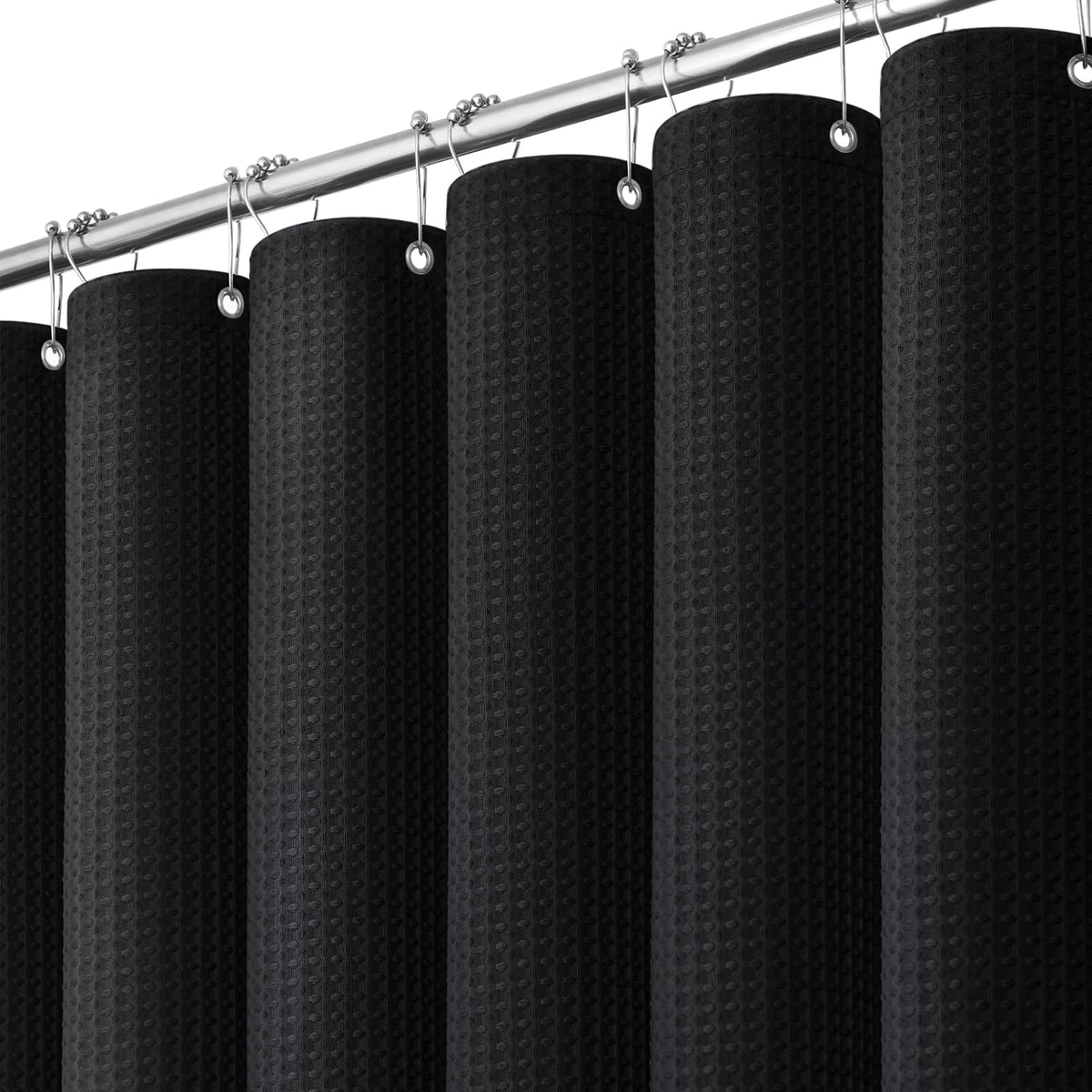 Dynamene 60x72 shower curtain with waffle texture enhances privacy and style.