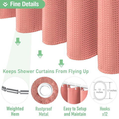 Includes 12 rust-resistant grommets and 12 plastic hooks for quick install