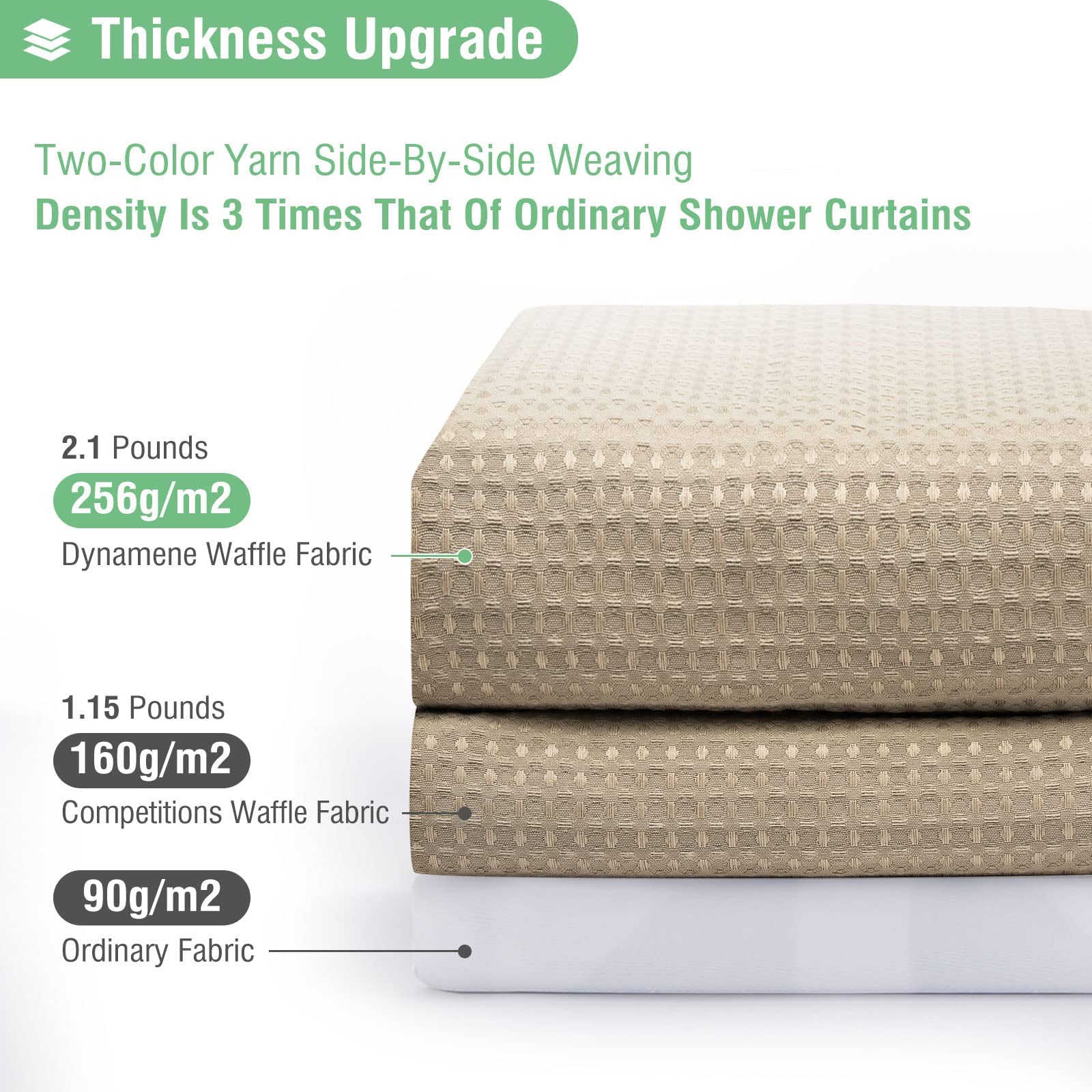 Dynamene heavyweight curtain at 72x78 inches for durability and privacy.