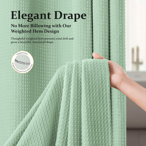 Dynamene luxury spa grade curtain demonstrates water and stain resistance in action
